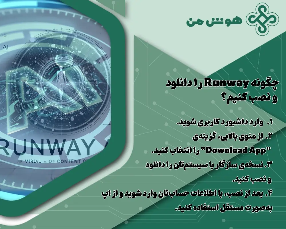 دانلود و نصب برنامه هوش مصنوعی runway - دانلود هوش مصنوعی runway