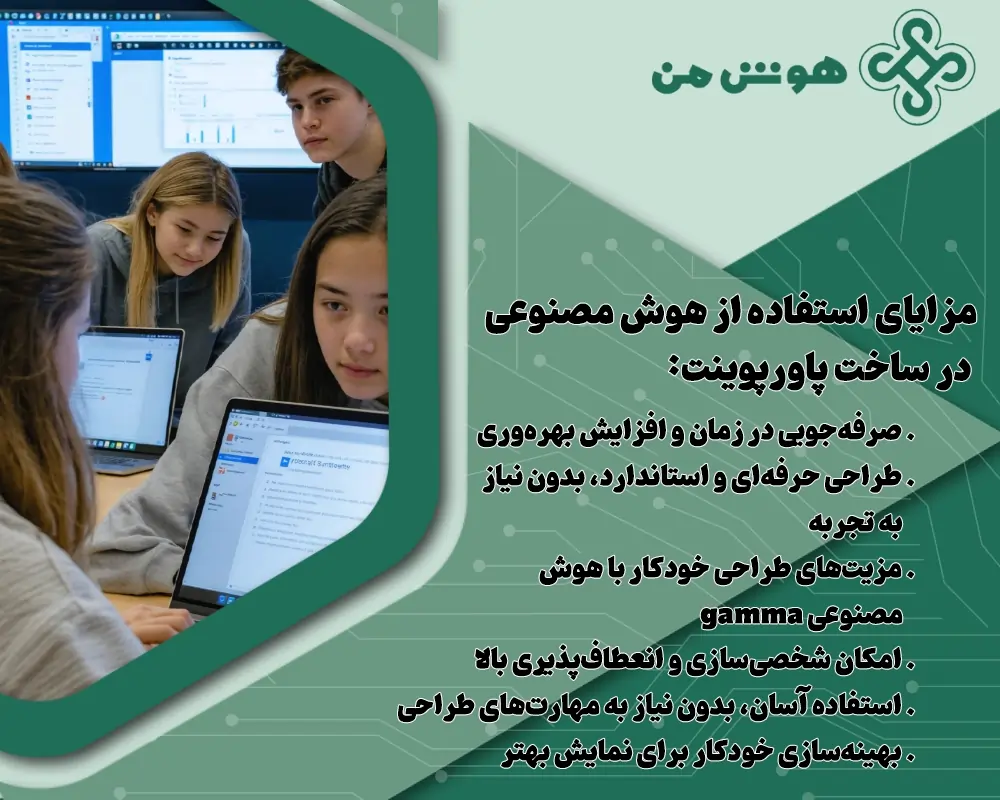 هوش مصنوعی پاورپوینت gamma - هوش مصنوعی gamma دانلود
