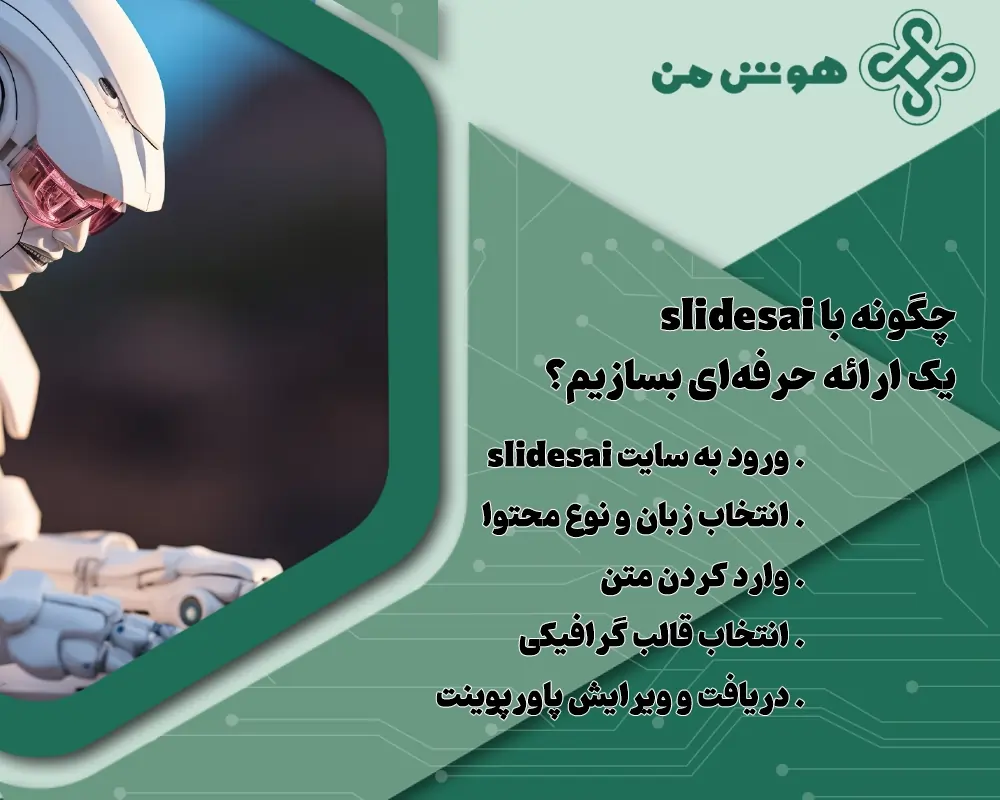 ساخت پاورپوینت با هوش مصنوعی slidesai
