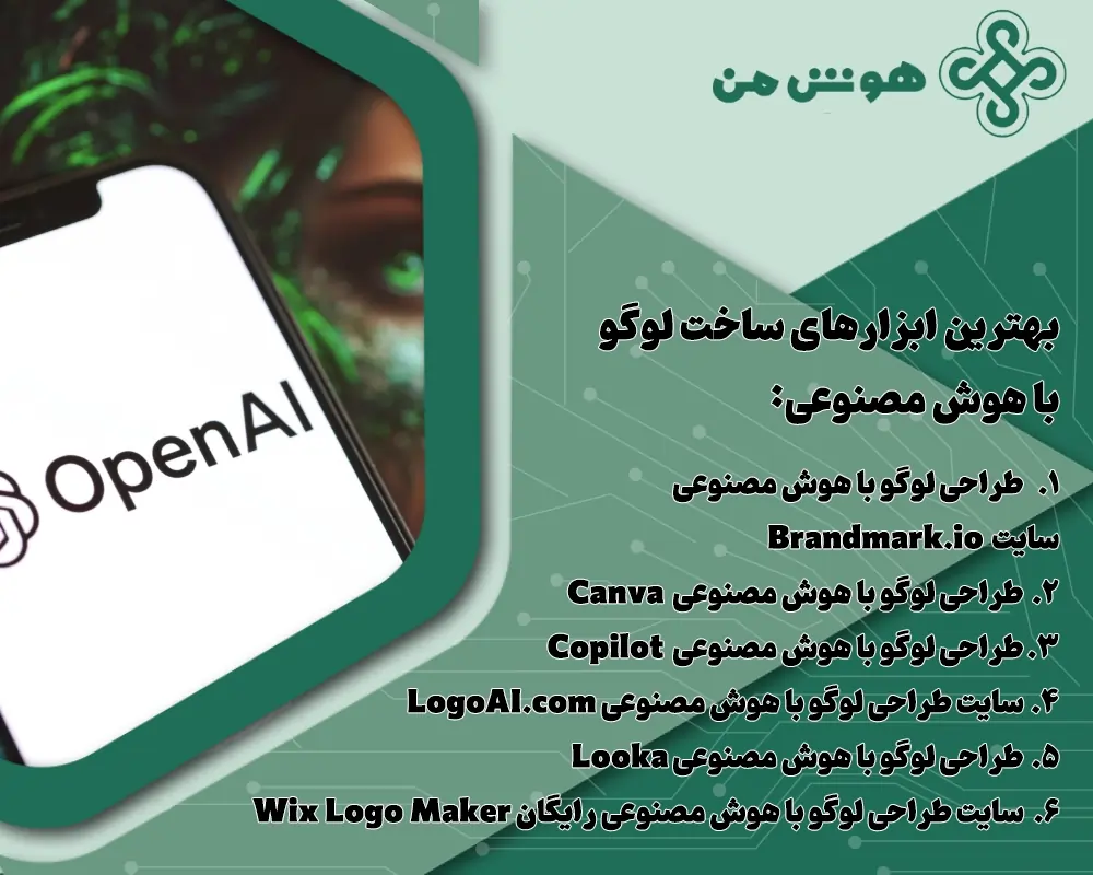 طراحی لوگو با هوش مصنوعی به زبان فارسی - هوش مصنوعی ساخت لوگو